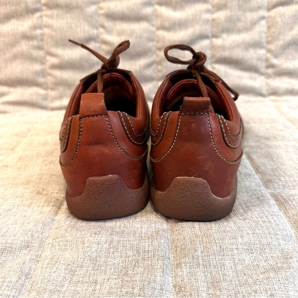 Born Oxford Mens 11 US 45 EU Brown Leather Two Tone Shoes Lace Up Casual - Picture 12 of 13